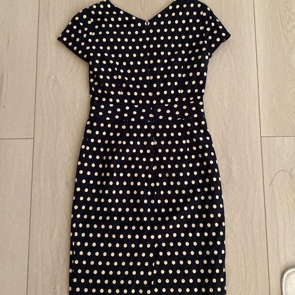 Navy Blue Polka Dot Banana Republic - Picture 4 of 11